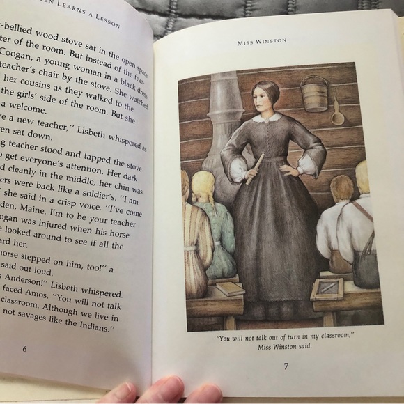 1986 Hardcover Kirsten Learns Lesson School Story American Girl Pleasant Company - Picture 5 of 8